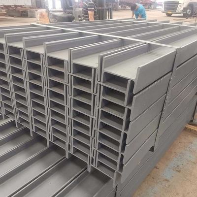 Flanş kalınlığı 4-60 mm Yapısal çelik H Bölümü kiriş 150x150
