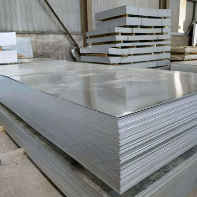 ASTM Galvanizli Çelik Plakası Yaprak Çinko Kaplama 40-600g/M2 Kalıp Ölçümleri İçin