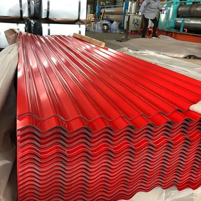 Önceden Boyanmış Galvanizli Çelik Yaprak Renkli Kaplı Çatı Yaprağı 0.3mm-2mm