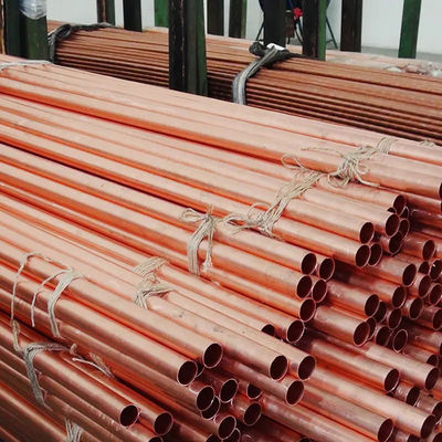 ASTM B280 Bakır Metaller Izometrik 10 mm Bakır Tüp Yok Bölünme