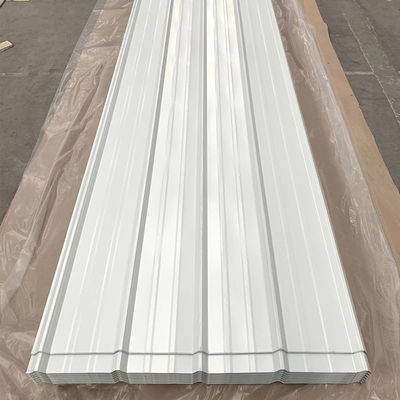 Dikdörtgen camlı metal dalgalanmış çelik çatı levhaları 7.5mm